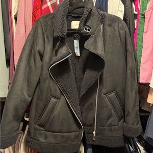 LOFT Black Textured Jacket